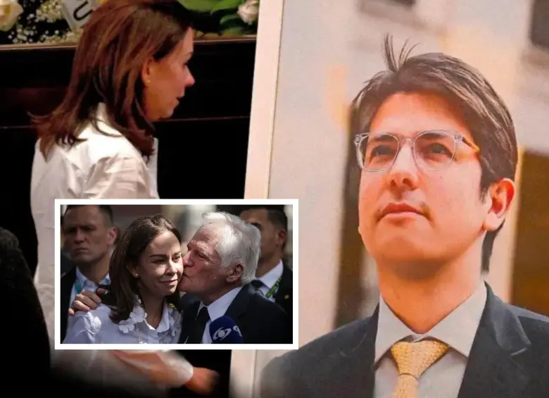 María Claudia Tarazona, viuda de Miguel Uribe Turbay, habló sobre lo ocurrido con su sueño, Miguel Uribe Londoño, y la consulta del Centro Democrático. FOTO: AFP y Colprensa