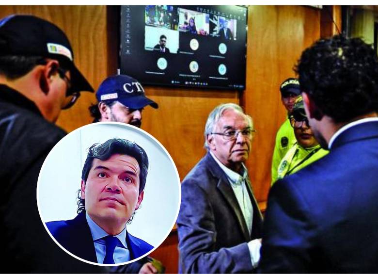 El exministro, imputado por su supuesto rol en el escándalo de la UNGRD, habló durante la diligencia de legalización de captura sobre su mala condición de salud. FOTO Colprensa