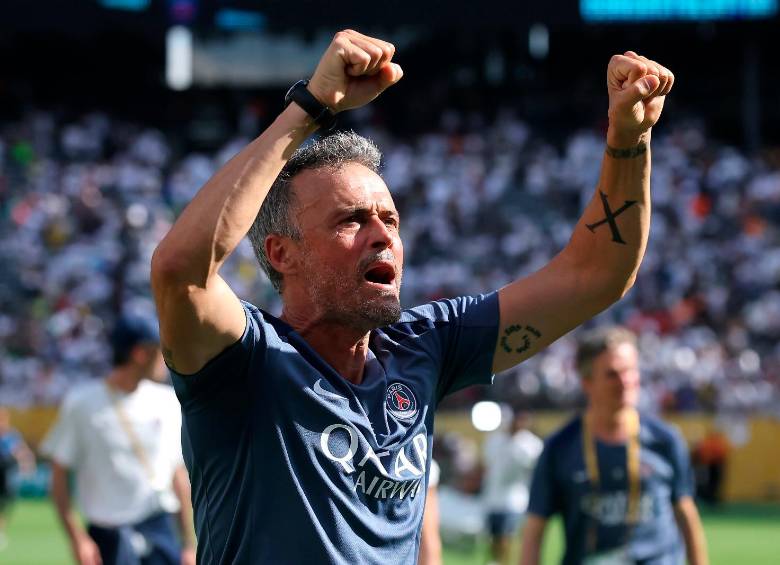 Luis Enrique, el artífice de la campaña del PSG. Foto Getty