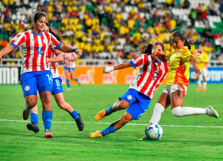 Colombia igualó con Paraguay y clasificó al hexagonal final del Sudamericano Sub-17. FOTO FCF