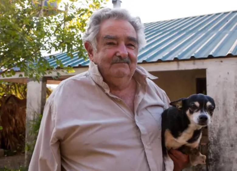 José Pepe Mujica en su finca en Uruguay. FOTO: GETTY