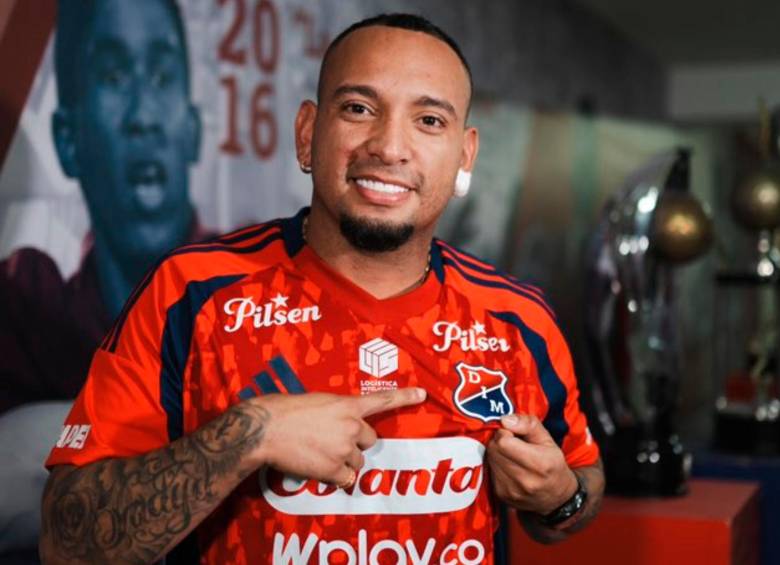 Jarlan Barrera es el refuerzo “estelar” del Medellín para el segundo semestre del año. FOTO: CORTESÍA DIM
