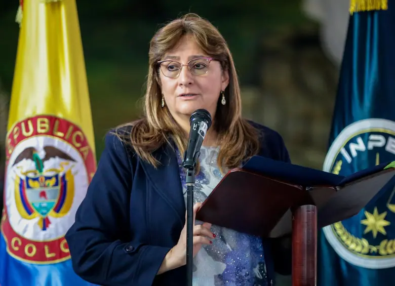 Ángela María Buitrago fue ministra de Justicia desde julio de 2024. FOTO: Colprensa
