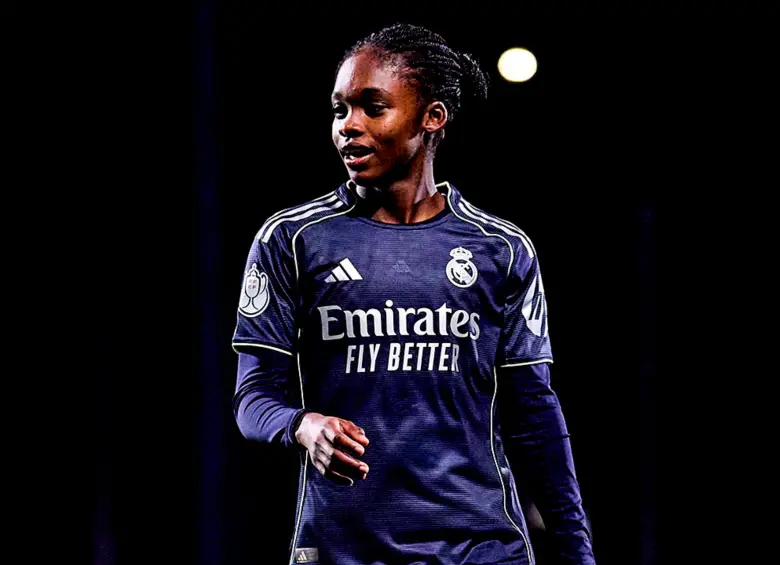 Linda Caicedo anotó sus primeros goles en esta temporada de la Liga femenina de España. Foto: tomada del x de @RealMadridfem