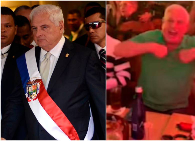 El expresidente panameño Ricardo Martinelli llegó asilado a Bogotá el sábado 10 de mayo. FOTOS: Colprensa y captura de video 