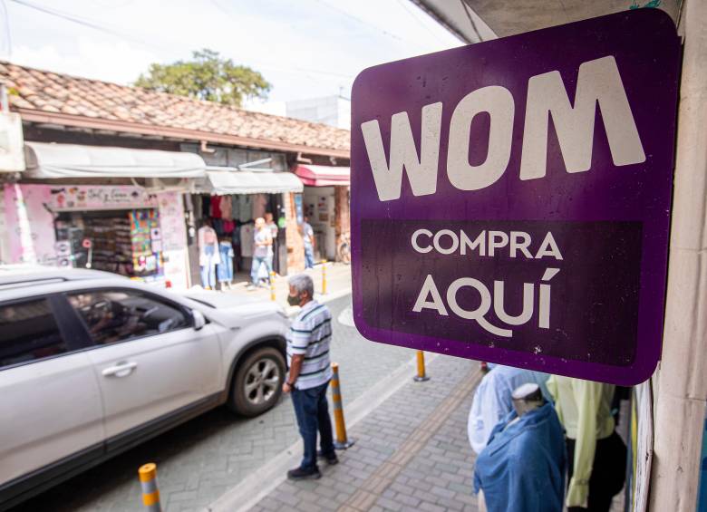 El operador de telecomunicaciones, WOM, presentó una nueva oferta de servicios para los usuarios. FOTO EL COLOMBIANO