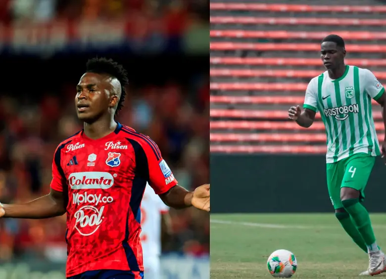 El defensa José Ortiz seguro será titular del DIM en el duelo ante Nacional. Néider Parra espera ser la sorpresa de Nacional. Fotos: Camilo Suárez y Atlético Nacional 