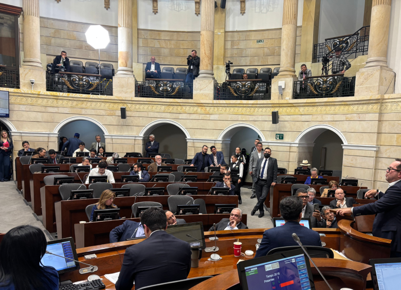 La sesión está citada a las 9:00am Foto: Senado de la República.