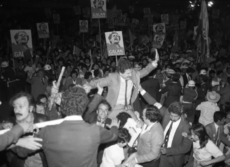 Luis Carlos Galán fue asesinado en Soacha el 18 de agosto de 1989. Foto: Colprensa