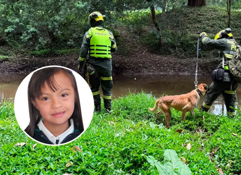 El cuerpo de la menor fue avistado por un campesino. Las autoridades lo encontraron flotando en el río Frío. FOTO: Tomada de X @PoliciaColombia y cortesía
