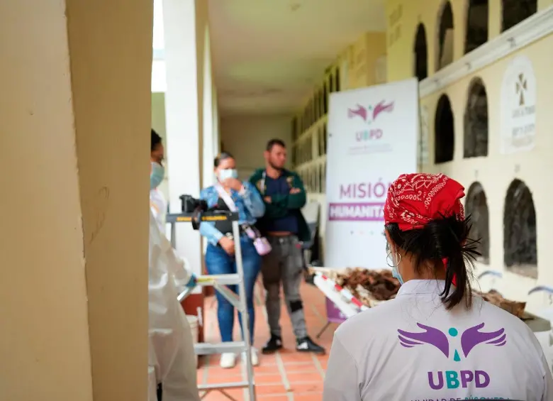 La UBPD pidió a los familiares de víctimas de desaparición en los dos municipios que se acerquen a dar información. FOTO: Cortesía UBPD