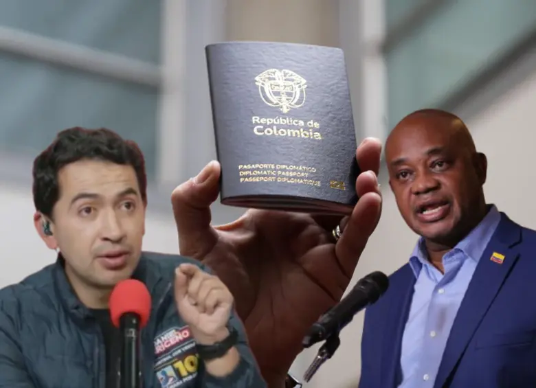 Representante electo Daniel Briceño protagoniza choque con el excanciller Luis Gilberto Murillo. Foto: Colprensa