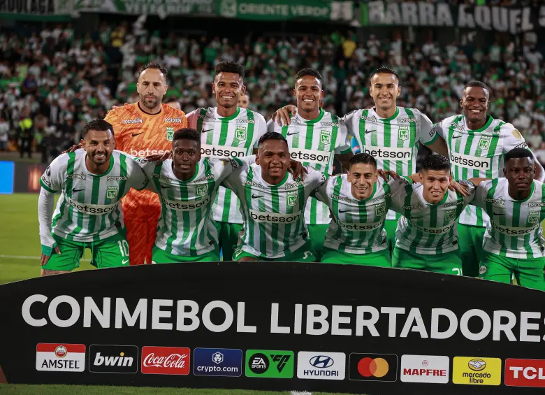 Los jugadores de Nacional esperan avanzar este martes a los cuartos de final de la Copa Libertadores. Foto: Manuel Saldarriaga Quintero