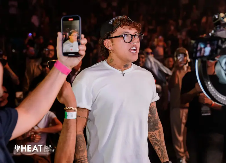 Beéle estuvo presentándose en los Premios Heat que se realizaron en Medellín este año. FOTO Cortesía