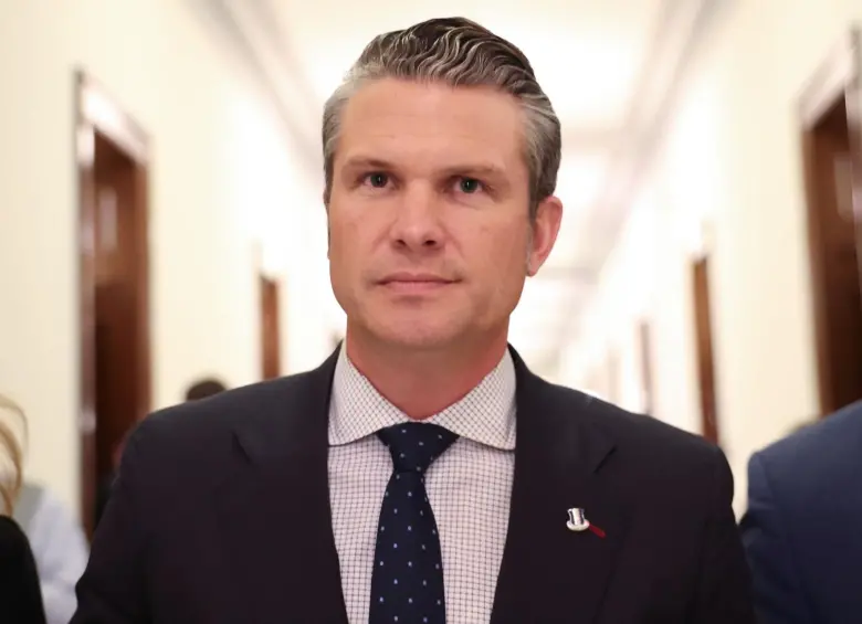 El secretario de defensa y jefe del Pentágono de Estados Unidos, Pete Hegseth. FOTO: Getty
