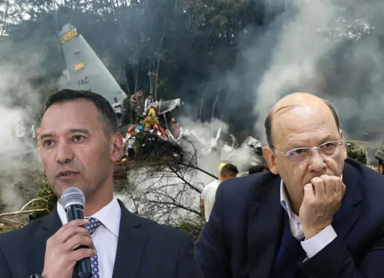 El ministro de Defensa, Pedro Sánchez, y el ministro de Hacienda, Germán Ávila, habrían tenido versiones diferentes sobre la gestión del mantenimiento de la flota militar. Fotos: AFP y Colprensa