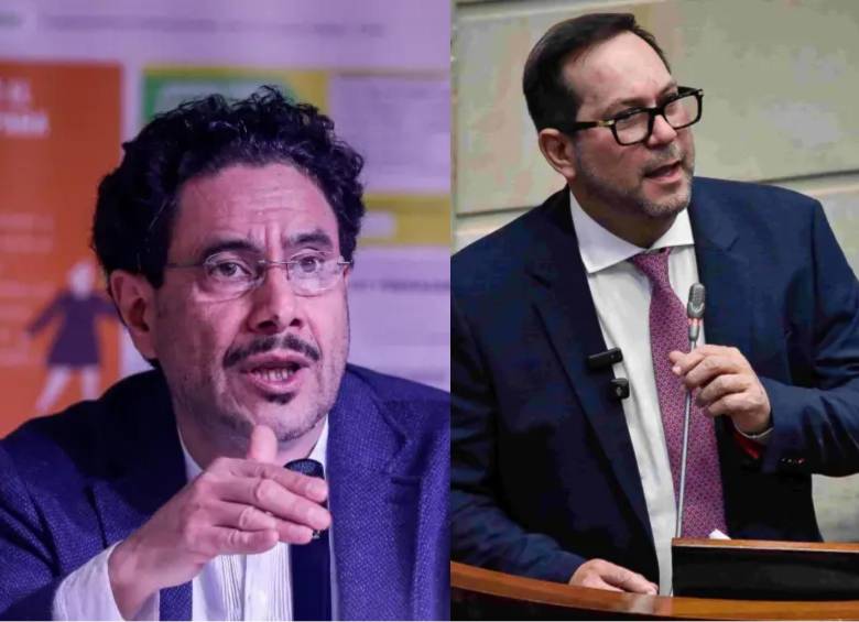 Iván Cepeda y Lidio García. Foto: Colprensa.