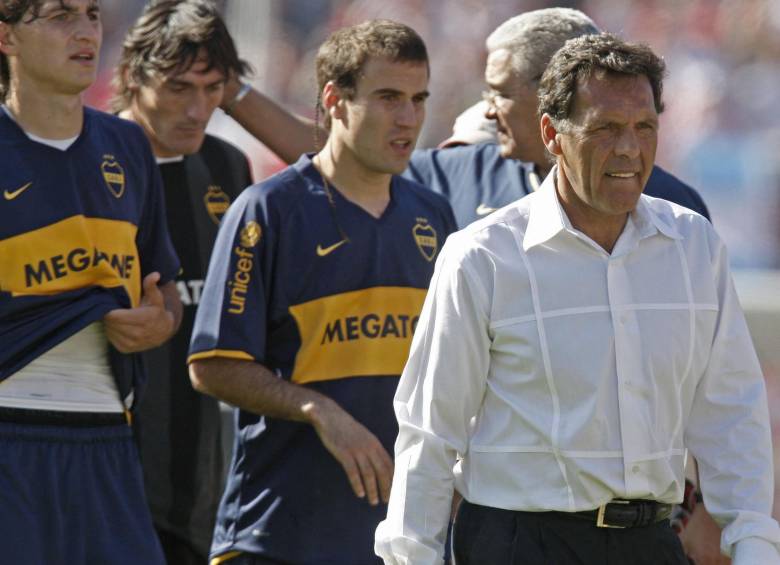 Miguel Ángel Russo en uno de sus tres pasos como entrenador de Boca Juniors de Argentina. FOTO: AFP