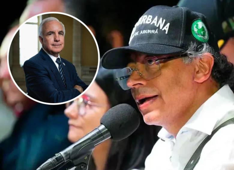 El congresista calificó a Petro como un peón de Maduro y lo acusó de hacer a Colombia un hazme reír. Fotos: Presidencia y redes sociales 
