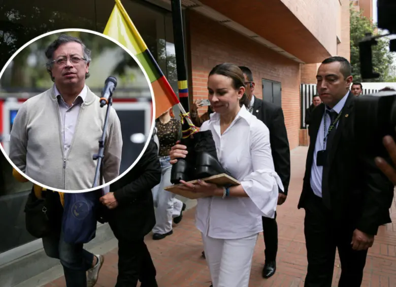 María Claudia Tarazona dio detalles sobre lo que ha pasado después del atentado contra Miguel Uribe y respondió si ha recibido mensajes por parte del presidente Gustavo Petro. Fotos: Colprensa