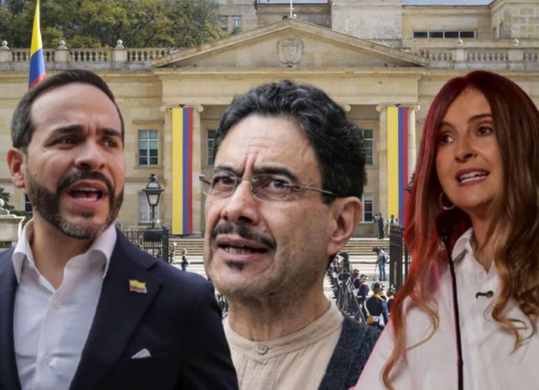 Los tres candidatos son los punteros en las encuestas. Foto: Colprensa