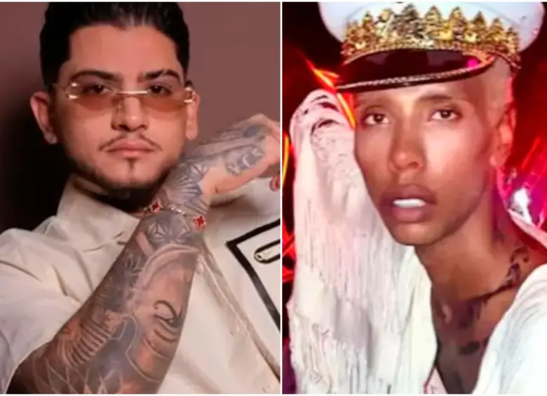 Ellos son B King y Regio Clown, los dos artistas colombianos desaparecidos en México. FOTOS: Tomadas de redes sociales 