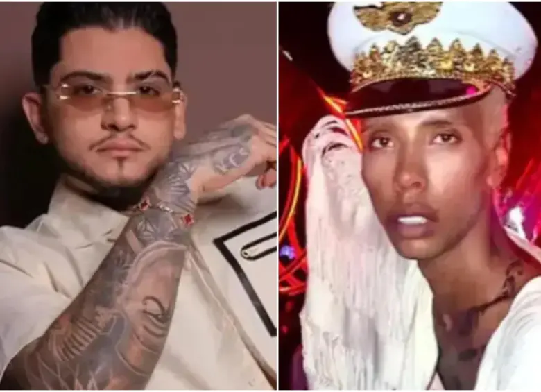 Bayron Sánchez, de 31 años, conocido como B King, y Jorge Luis Herrera Lemos, DJ Regio Clown, de 35. FOTO: Redes sociales @bkingoficial y @regioclownn