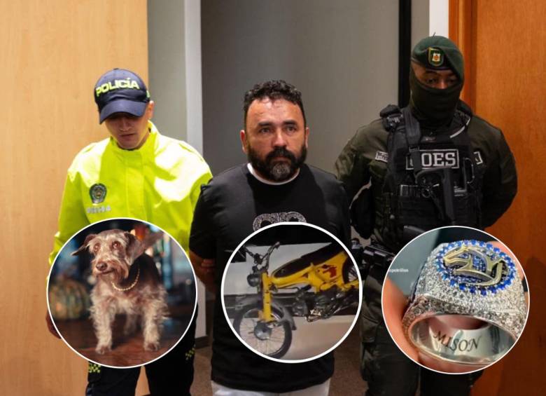 Luis Rolando Osorio Arévalo, conocido como alias Mison, fue capturado en Ecuador. Foto: Policía Metropolitana de Bogotá