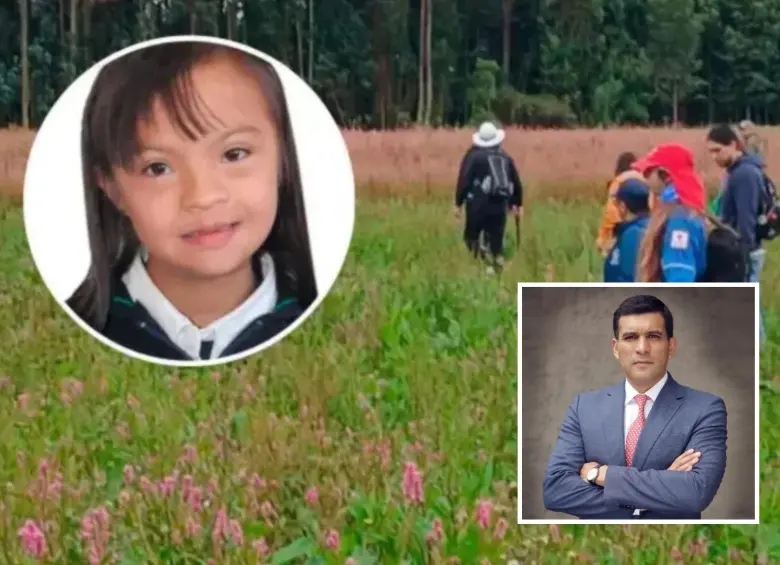 Valeria Afanador fue encontrada luego de 18 días de búsqueda por parte de su familia y las autoridades locales. FOTO: Redes sociales y Gobernación de Cundinamarca