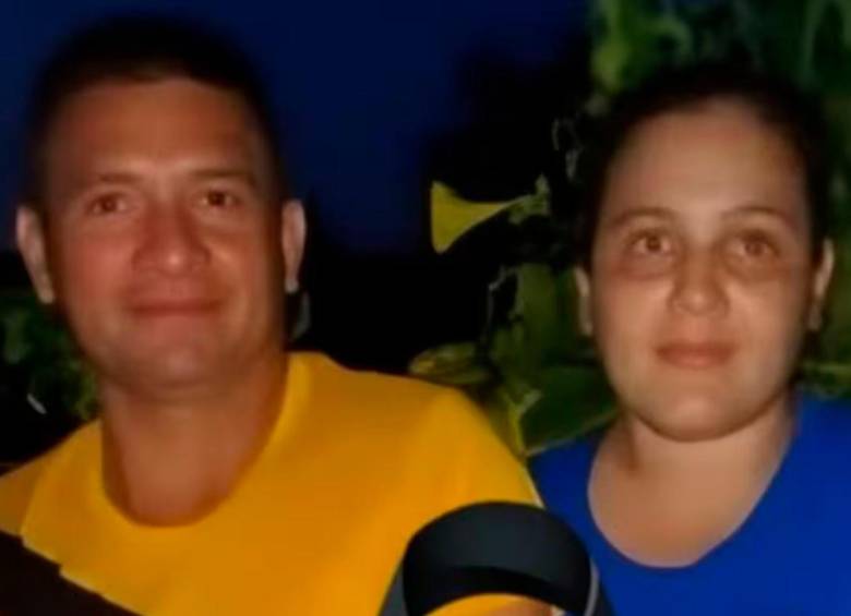 Ellos eran Rafael Estrada Granados y Andrea Alejandra Samacá, la pareja que murió junto a sus hijos en Aguazul, Casanare. FOTO: Colprensa