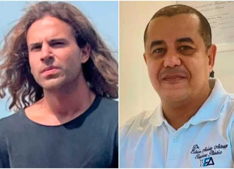 El español Daniel Sancho asesinó al colombiano Edwin Arrieta en la isla de Koh Phangan el 2 de agosto de 2023. FOTOS: Getty y tomada de Facebook Dr. Edwin Arrieta 