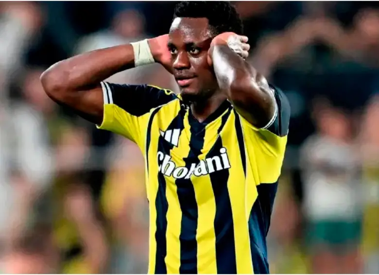 Jhon Jáder Durán, de 21 años, tiene contrato con el equipo turco hasta mitad del 2026. Después del Mundial deberá regresar al Al-Nassr. FOTO: AFP