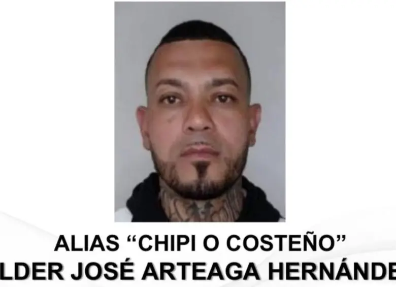 Elder Arteaga implicado en el atentado a Miguel Uribe. Foto: cortesía