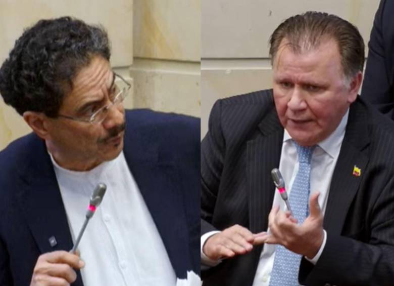 La discusión se dio en medio de un debate de control político citado por la oposición al ministro de Agricultura. FOTO Senado