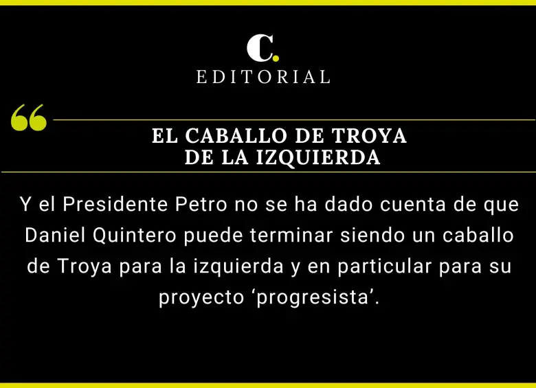 El caballo de Troya de la izquierda