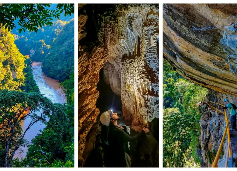 Las famosas cuevas están ubicadas en la vereda La Mesa de Caracolí. El ingreso a las cavernas se ubica a un kilómetro del río Samaná Norte. El recorrido dentro de las cavernas dura dos horas mientras se recorren los nueve salones. FOTOS: JUAN DIEGO ORTIZ JIMÉNEZ