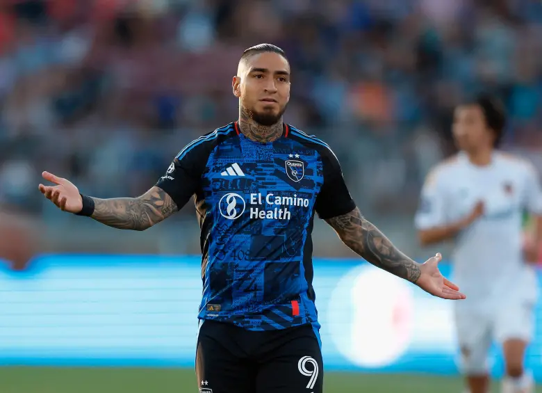 Cristian Arango siempre ha mostrado interés en llegar a Nacional, pero su salario no es tan fácil de pagar. Sin embargo, el verde hace esfuerzos para traerlo y darle gusto al hincha. FOTO GETTY