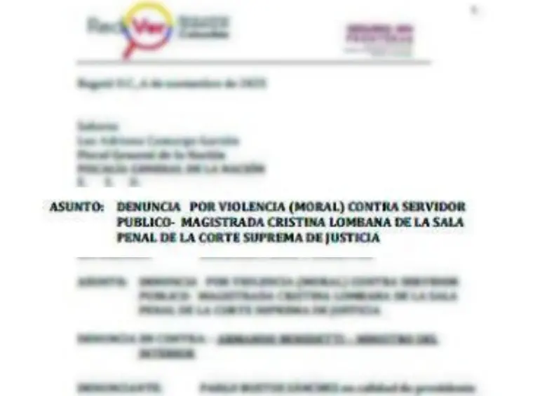 Benedetti se pasó otra vez con insultos a magistrada Lombana tras allanamiento, ¿podría ir a la cárcel?