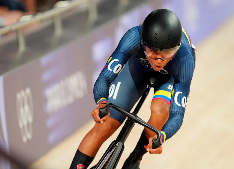 Stefany Cuadrado es la nueva sensación del ciclismo de pista. Gracias a sus buenos tiempos y resultados, ya estuvo en los Olímpicos de París-2024. Ahora competirá en su primer Mundial de mayores. FOTO GETTY