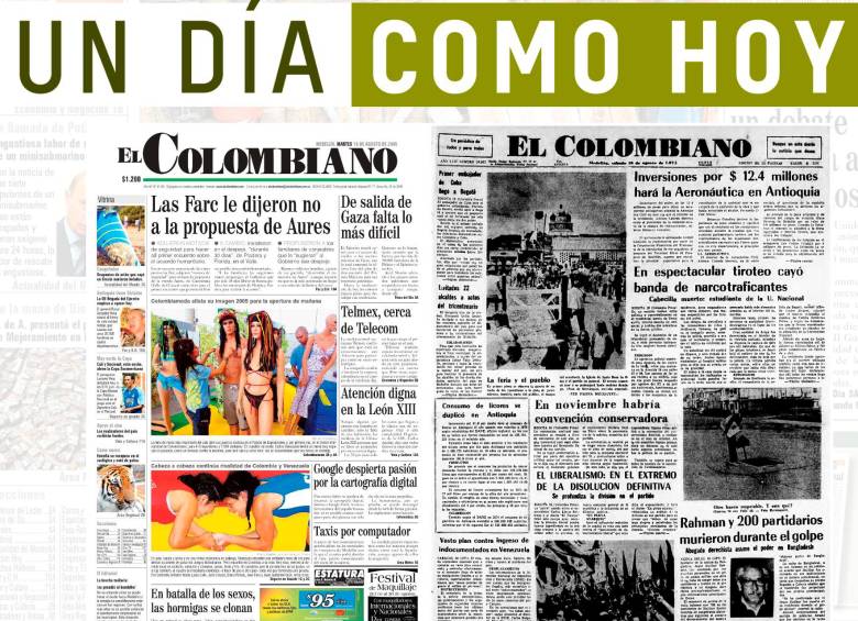 Un día como hoy 16 de agosto