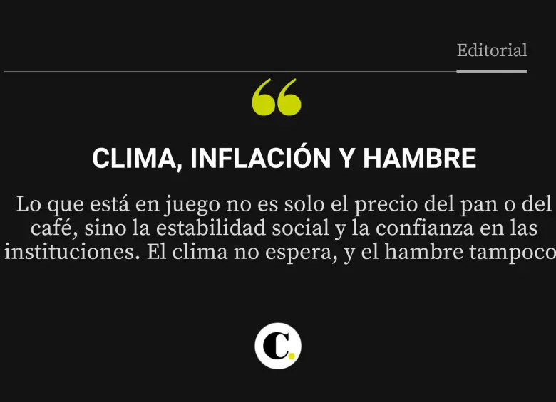 Clima, inflación y hambre