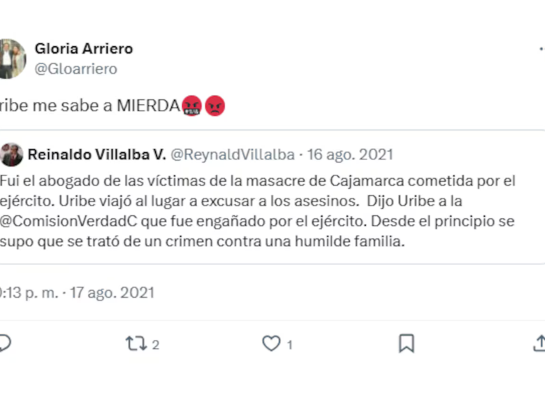 Esta es una de las publicaciones de Arriero. Foto: Redes sociales.