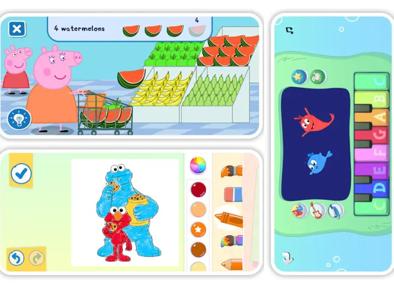 Algunos de los juegos que estarán disponibles en la aplicación “Netflix Playground”. FOTO: Netflix