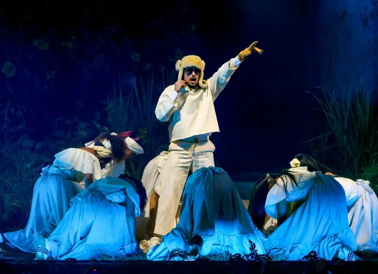 El reguetonero comenzó una inédita temporada de 30 conciertos en Puerto Rico. FOTO: GETTY