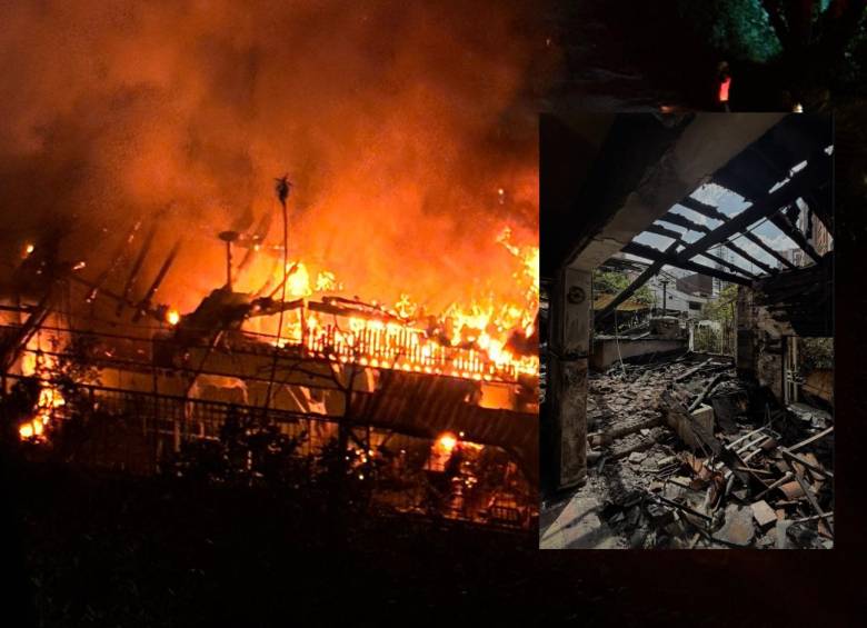 Uno de los estudios de tatuaje más grande y famoso de Medellín se incendió