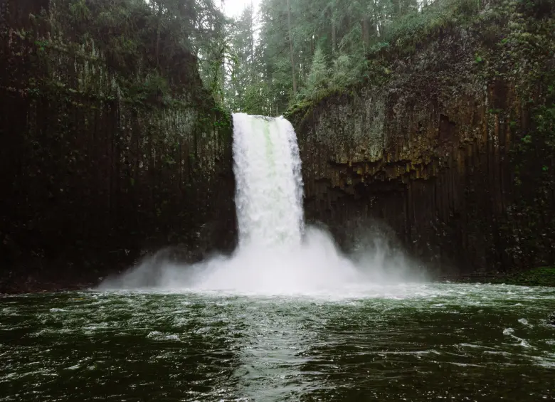 La cascada fue testigo del amor y de un gran susto. Imagen, freepik.