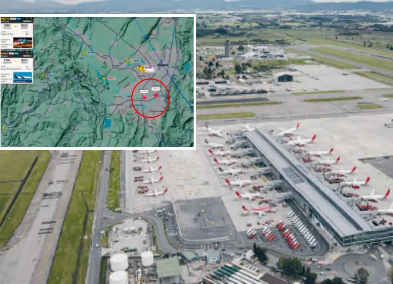 Según la Aeronáutica Civil, la situación estuvo supuestamente bajo control en todo momento. FOTO GETTY Y CAPTURA DE VIDEO