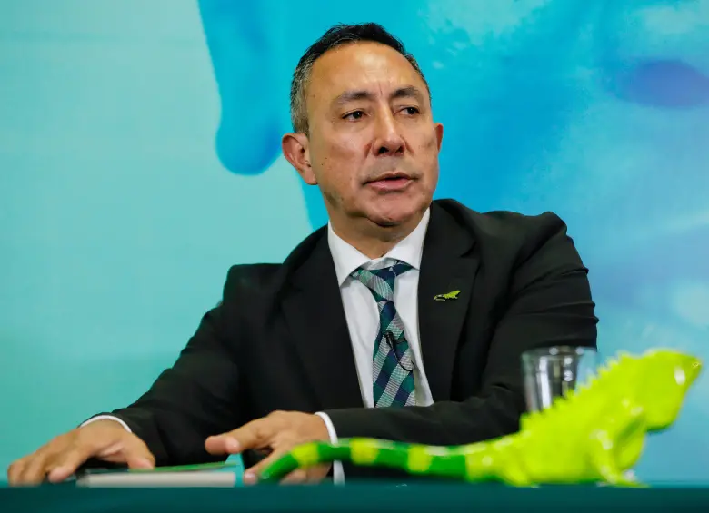 Ricardo Roa, presidente de Ecopetrol, explicó detalles del convenio suscrito para avanzar en transición energética. FOTO: cOLPRENSA