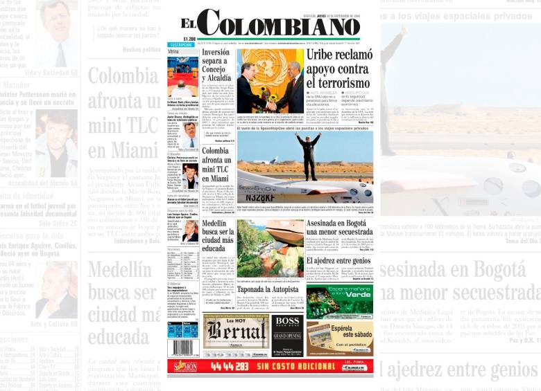 Un día como hoy 30 de septiembre Un día como hoy 30 de septiembre