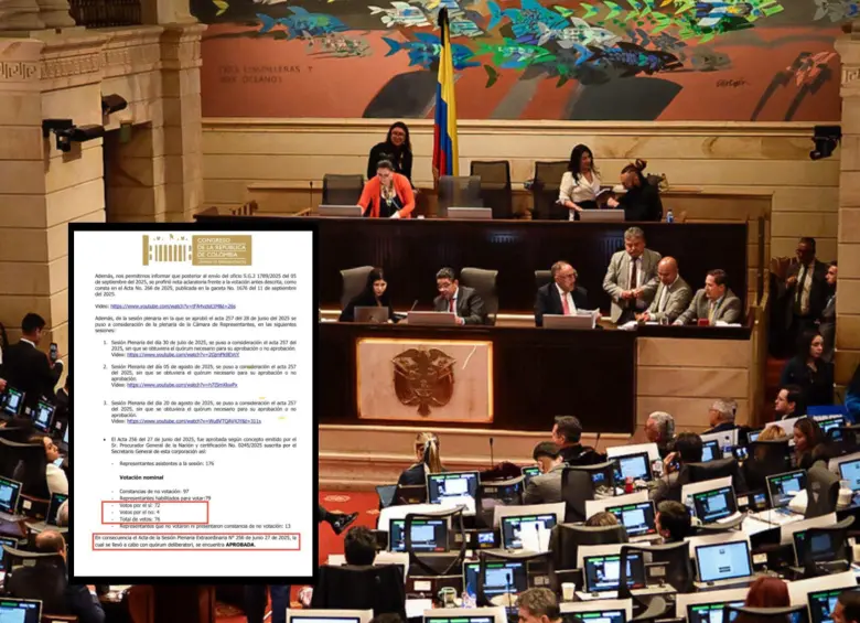 El presidente de la Cámara de Representantes envió a la Corte Constitucional las actas de aprobación de la reforma pensional. Fotos: Colprensa y redes sociales